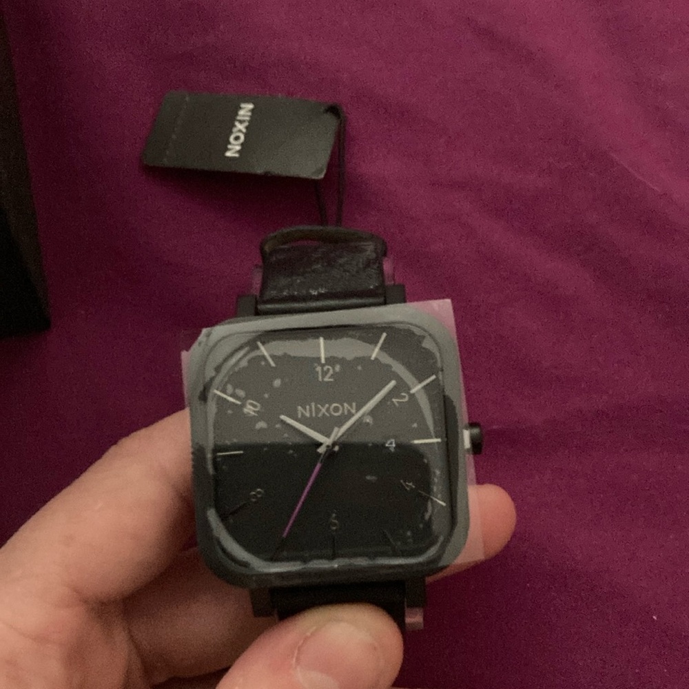 Nixon Black Square Watch